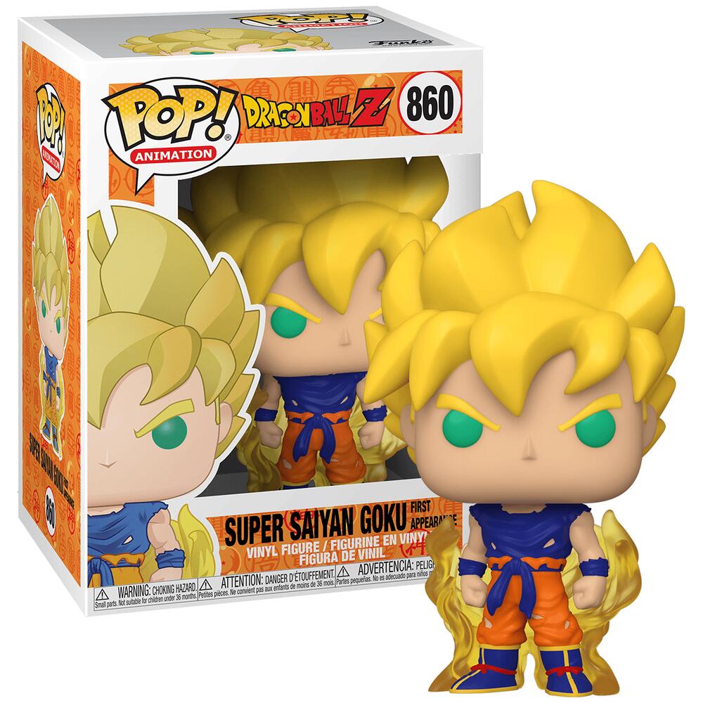 Funko POP! Animation Dragon Ball Z SUPER SAIYAN GOKU Collectable Vinyl Figure 860 48600