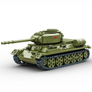 View 2 BUILDARMY Soviet T-34/85 WWII Tank Military Brick Construction Set BA3485