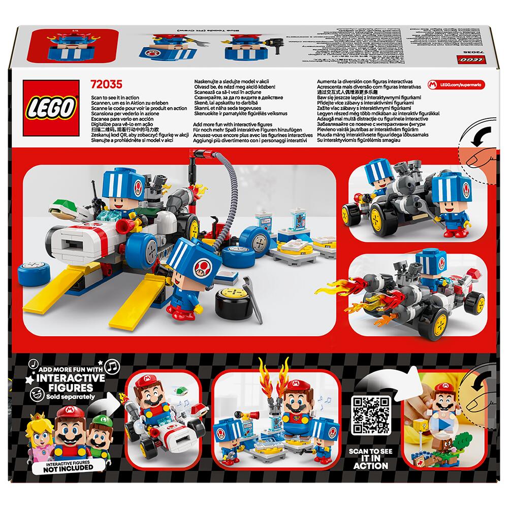View 3 LEGO Super Mario Mario Kart Toad’s Garage Set 72035 6526951