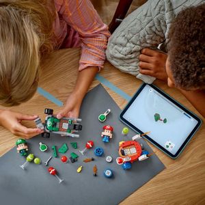 View 4 LEGO Super Mario: Mario Kart Baby Mario vs. Baby Luigi Set 72034 6526945