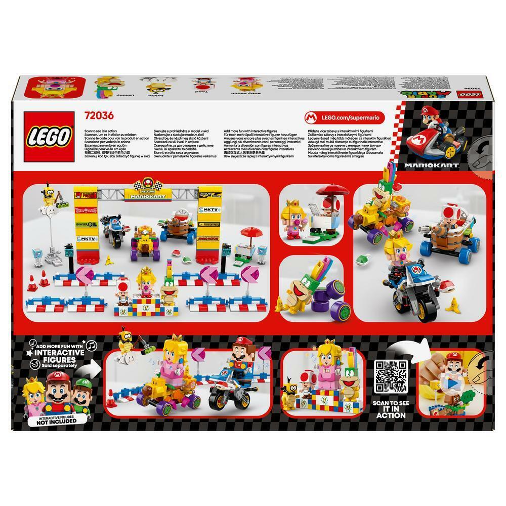 View 3 LEGO Super Mario: Mario Kart Baby Peach & Grand Prix Set 72036 6526955