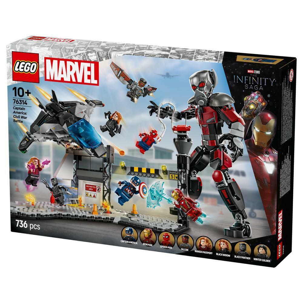 LEGO Marvel Captain America: Civil War Action Battle Set 76314 6527596