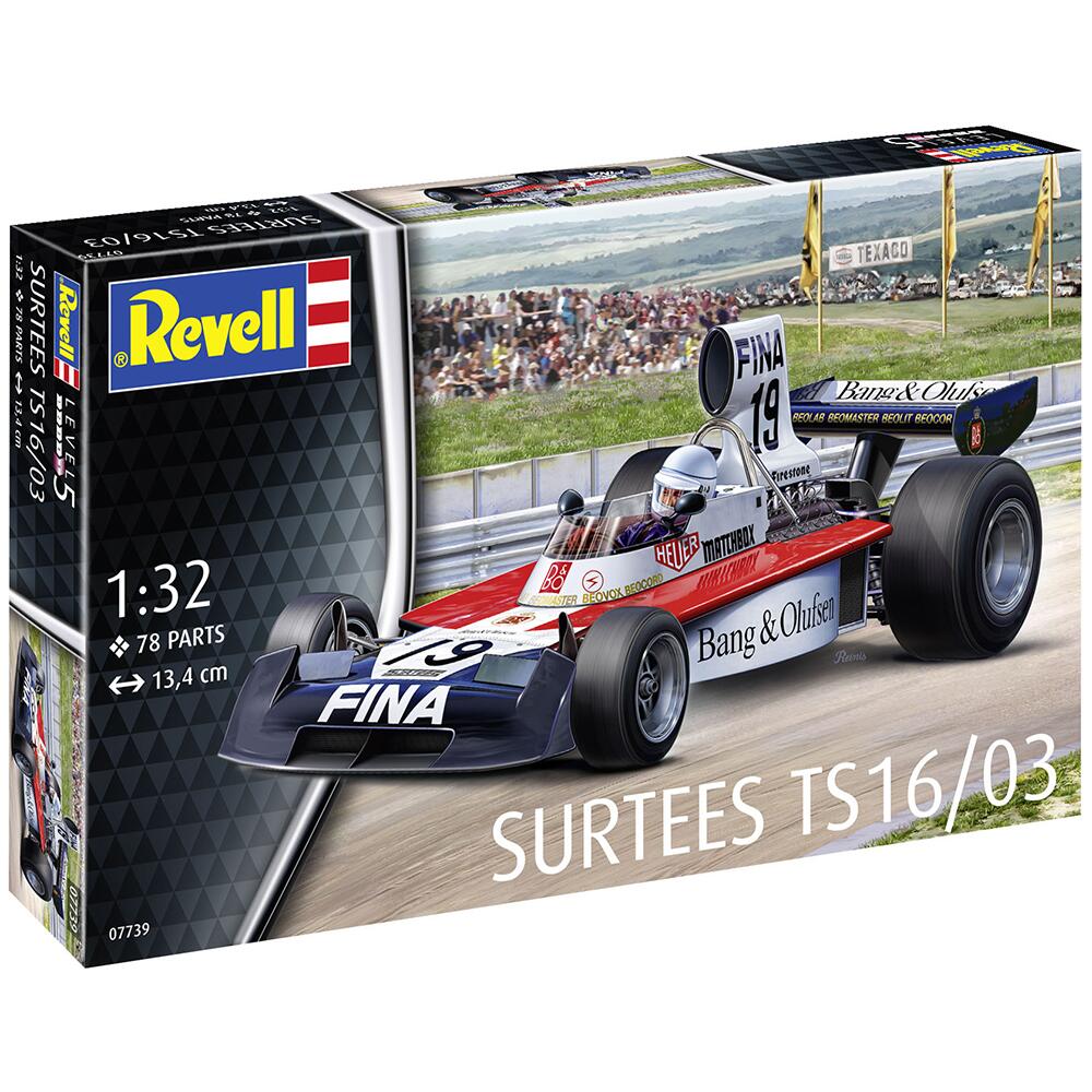 Revell Surtees TS16/03 Formula 1 Racing Car Model Kit Scale 1:32 07739