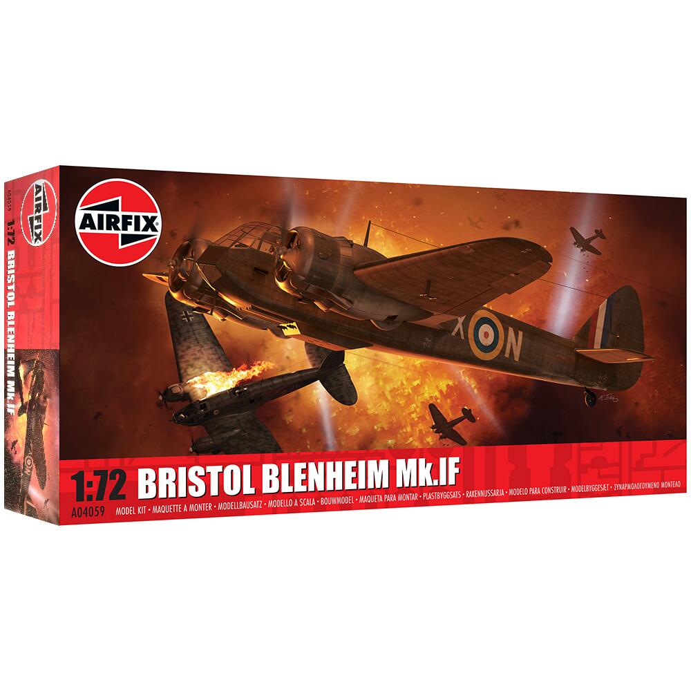 Airfix Bristol Blenheim Mk.IF Aircraft Model Kit Scale 1:72 A04059 HA04059