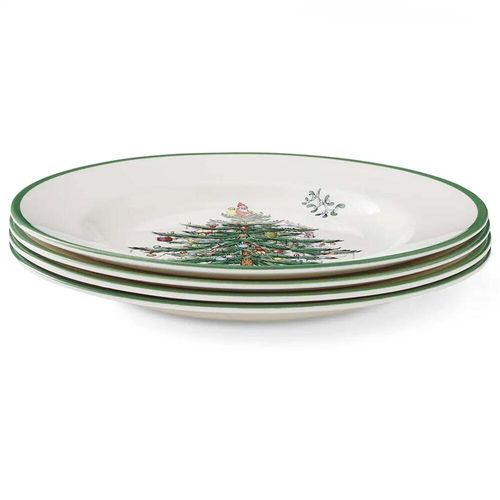 Spode Christmas Tree Dinner Plates Set of 4 XT0105-SET