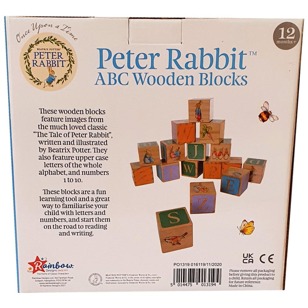 Beatrix Potter PETER RABBIT ABC Wooden Blocks