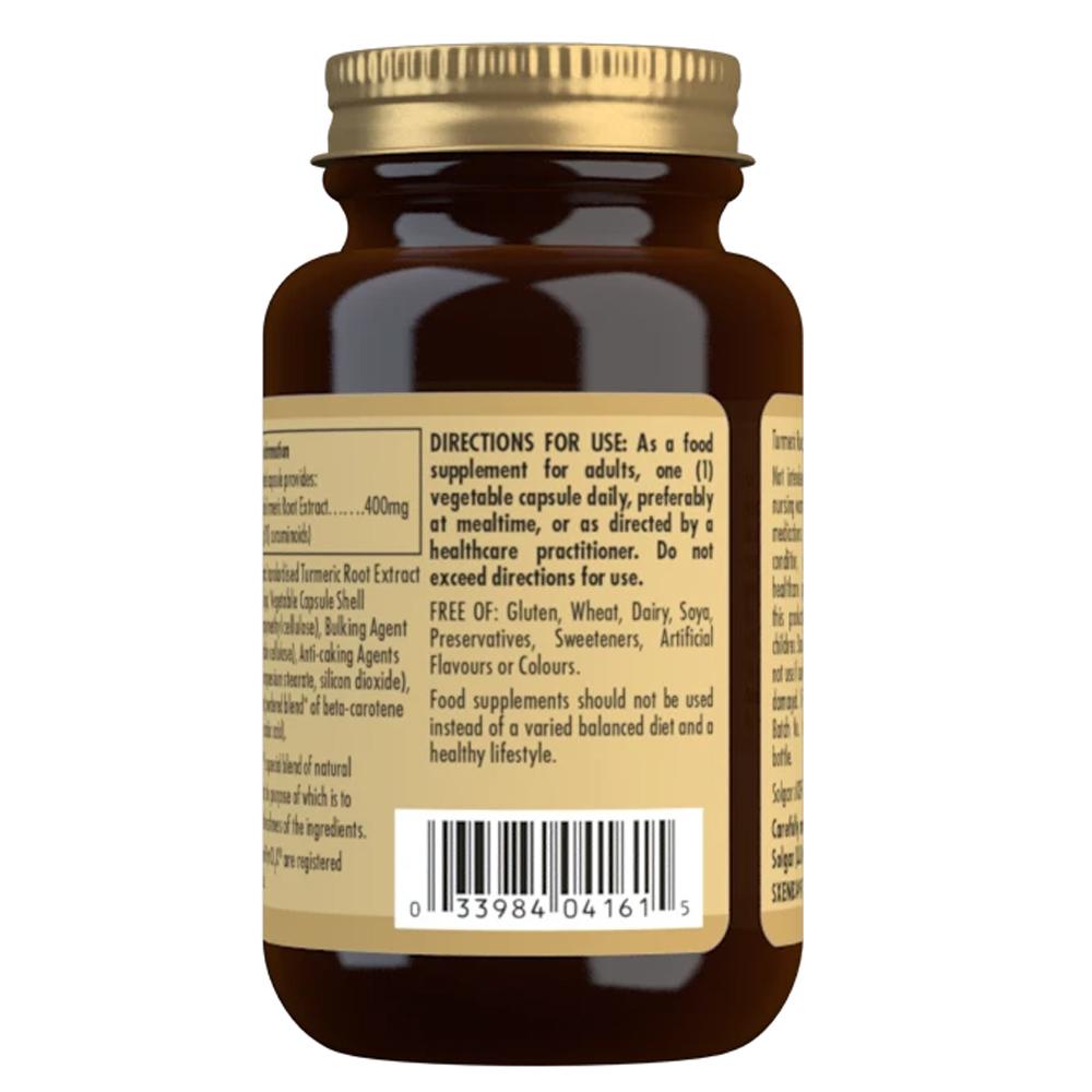 Solgar Turmeric Root Extract 60 Vegetable Capsules