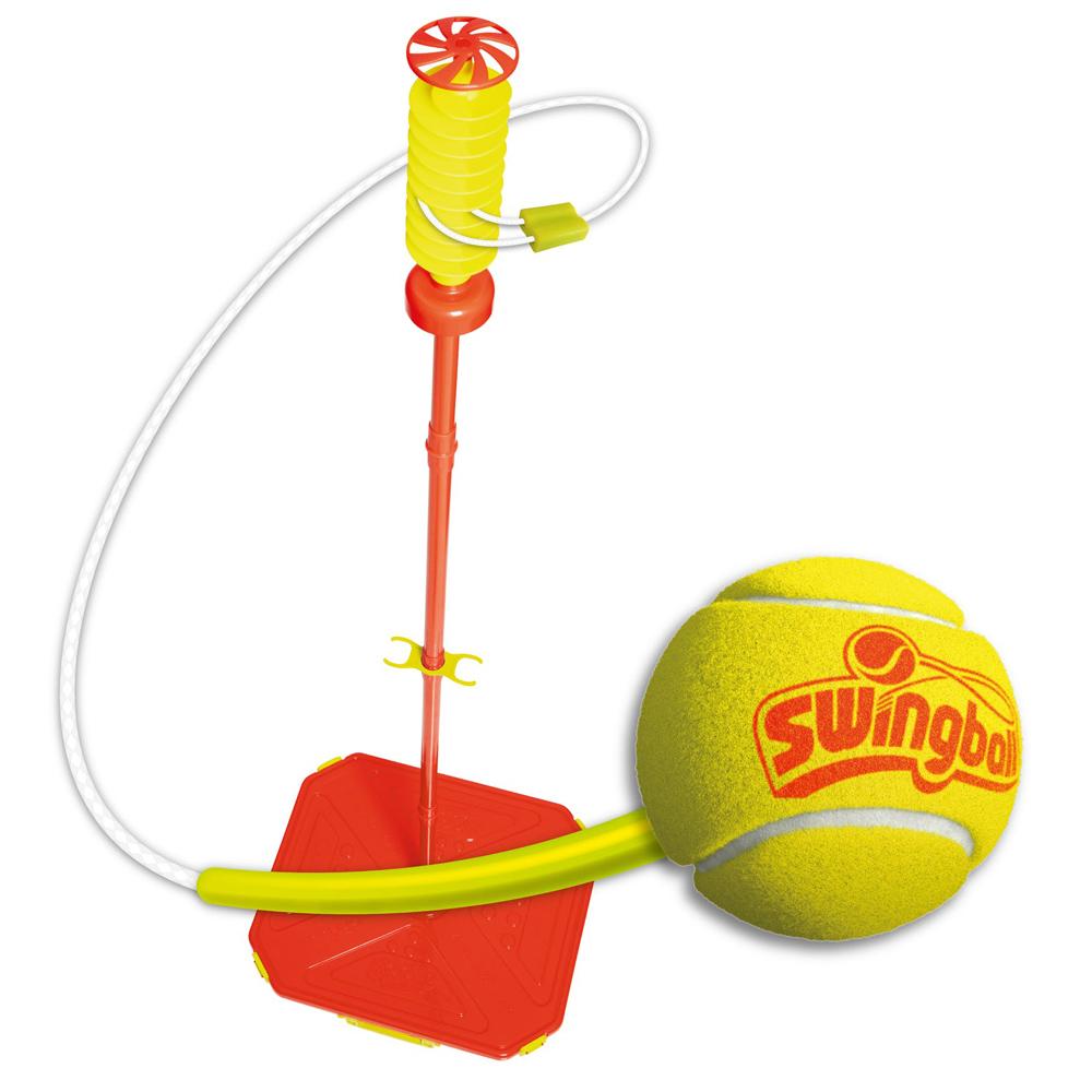 Swingball Pickleball All Surface - Jeu De Pickleball Portable Avec Pagaies Et Poteau Réglable, Noir/Jaune