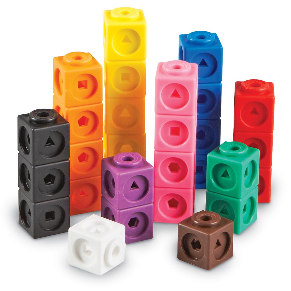 Cubes MathLink - 100 pièces - HOPTOYS