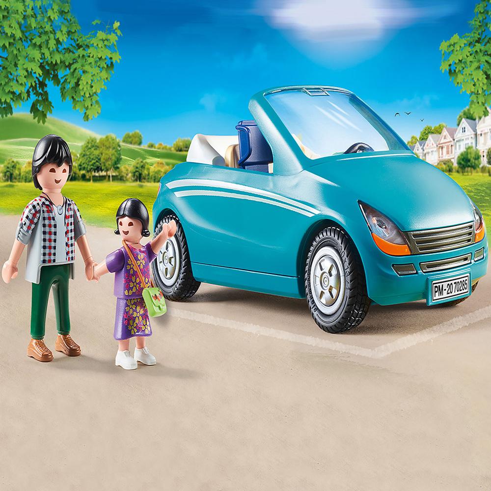Playmobil City Life Family with Car Playset
