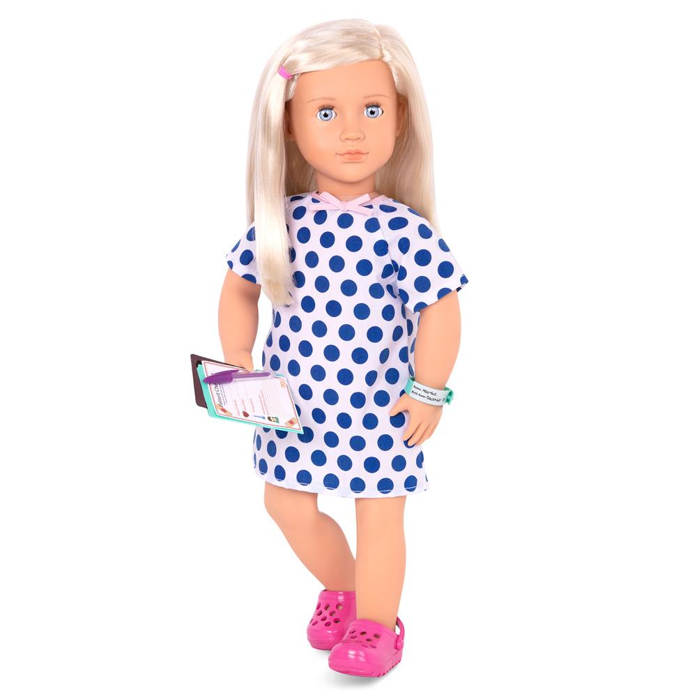 Our Generation 46cm Poseable Doll Martha and Calling 9-1-1 Book