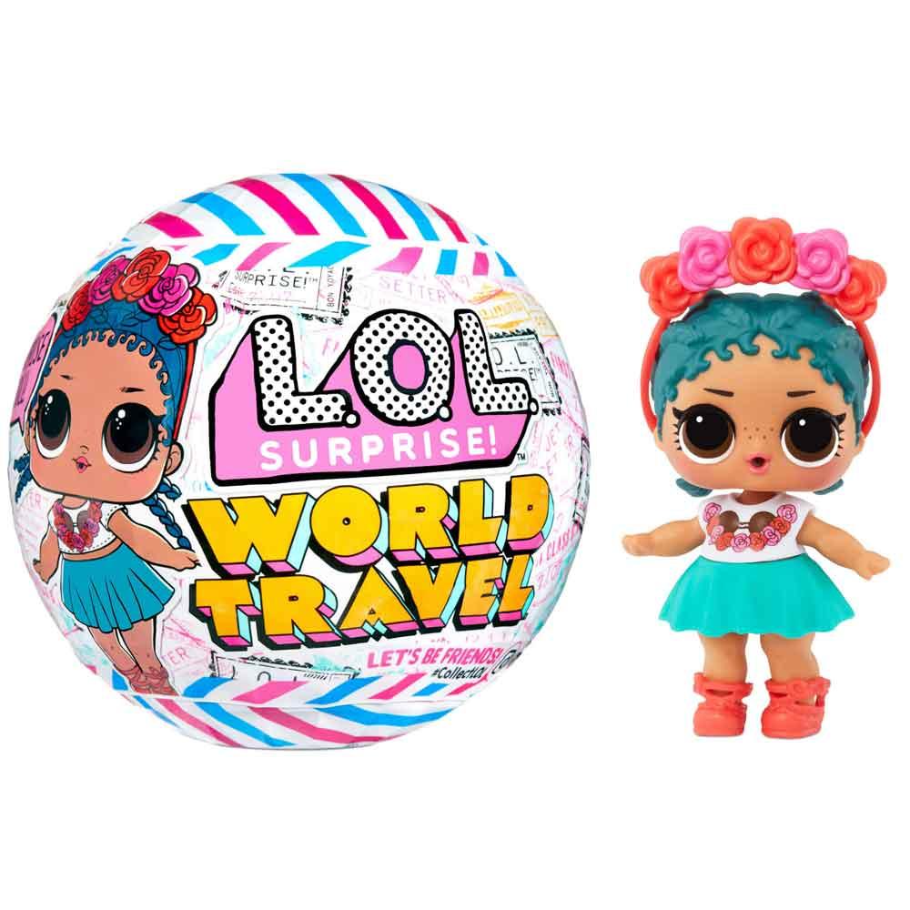 L.O.L Surprise World Travel Doll with 8 Surprises
