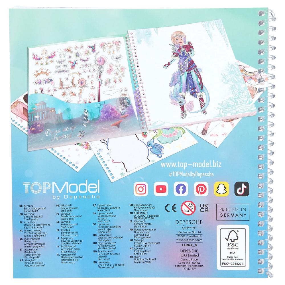 TopModel Sticker Book Dress Me Up - Toys At Foys