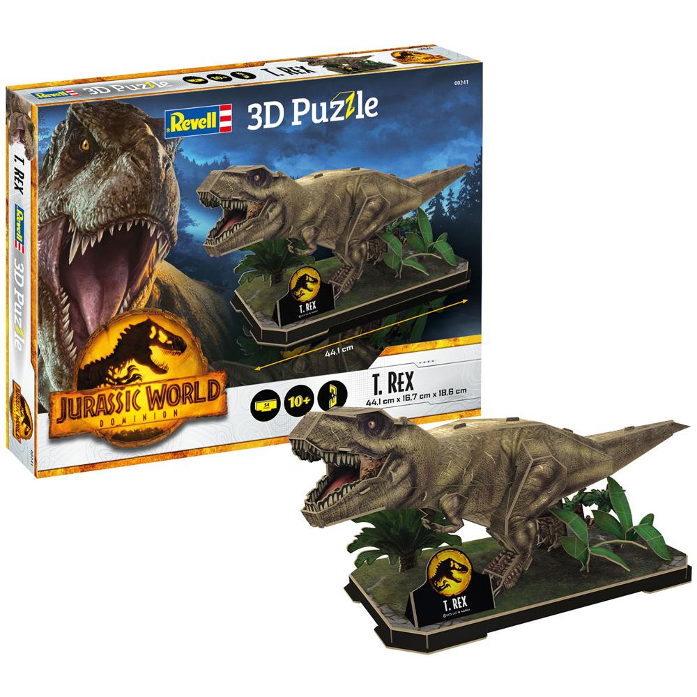 Revell Jurassic World Dominion Tyrannosaurus Rex 3D Puzzle for Ages 10+ 00241