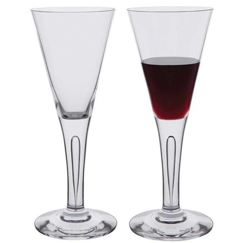 Dartington Crystal Sharon CLARET Red Wine Glasses set of 2 Gift Boxed ST115/2/P/NGC