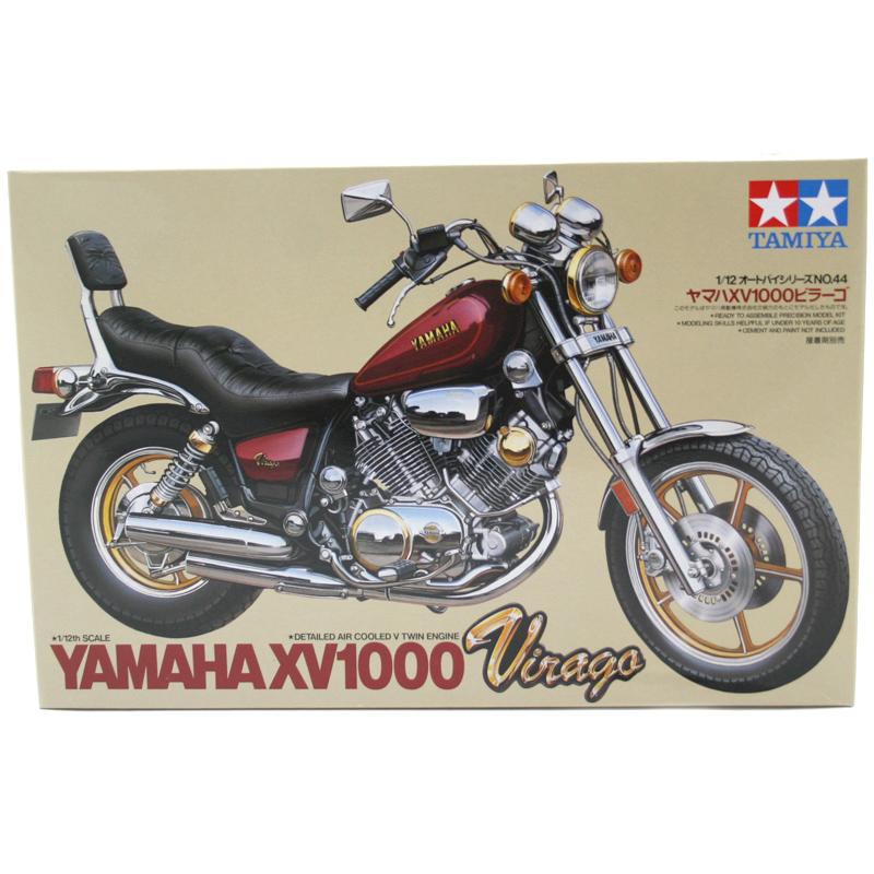 Tamiya Yamaha XV1000 Virago Motorcycle Model Set (Scale 1:12) 14044