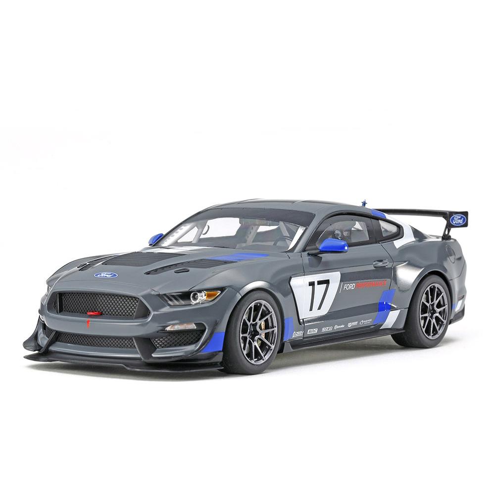View 2 Tamiya Ford Mustang GT4 Sports Car Model Kit Scale 1/24 24354