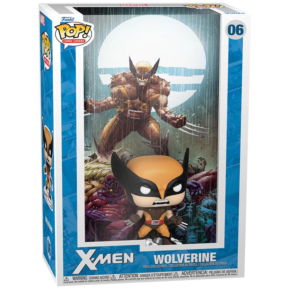 Funko POP Comic Covers Marvel X Men Wolverine Vinyl Figure Hard Plastic Case No 6 61501