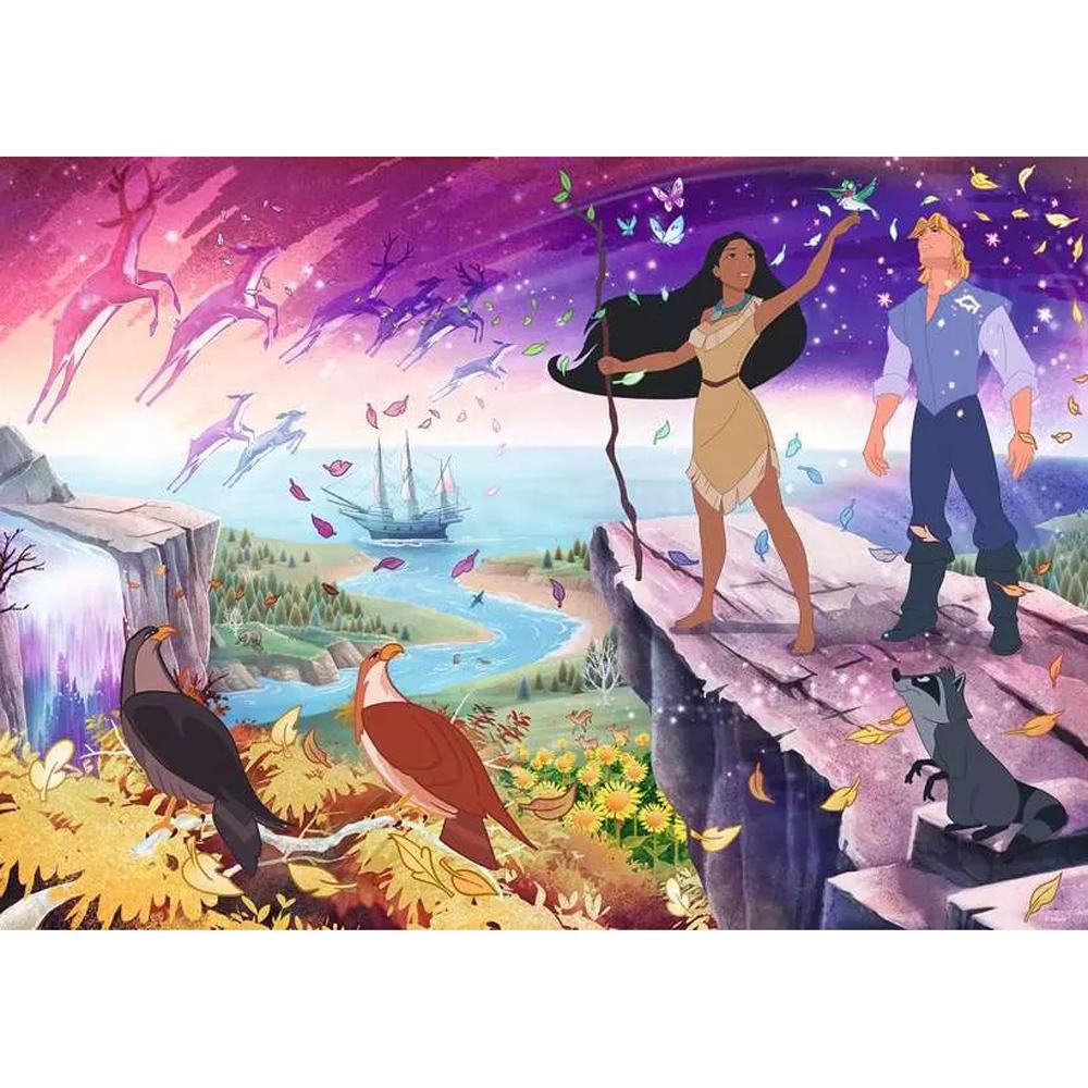 View 2 Ravensburger Disney Collectors Edition Pocahontas Jigsaw Puzzle 1000 Piece 17290