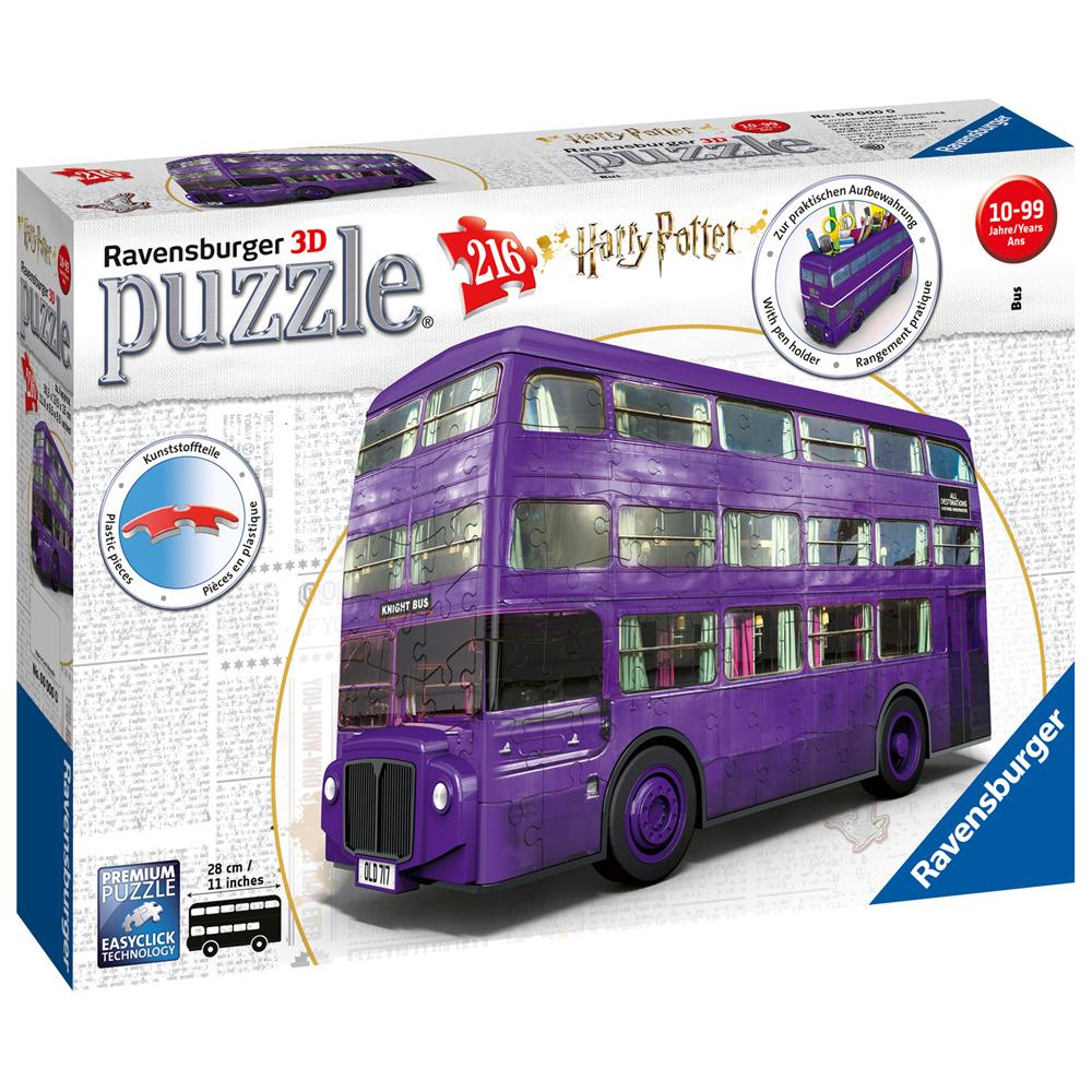 Ravensburger Harry Potter Knight Bus 216 Piece 3D Jigsaw Puzzle 11158