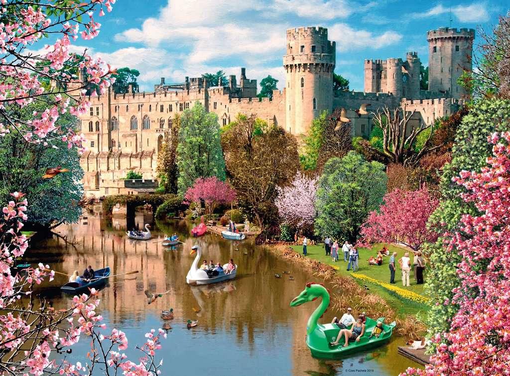 View 3 Ravensburger Picturesque Landscapes No.5 Warwickshire Set of Two 500 Piece Jigsaw Puzzles 14064