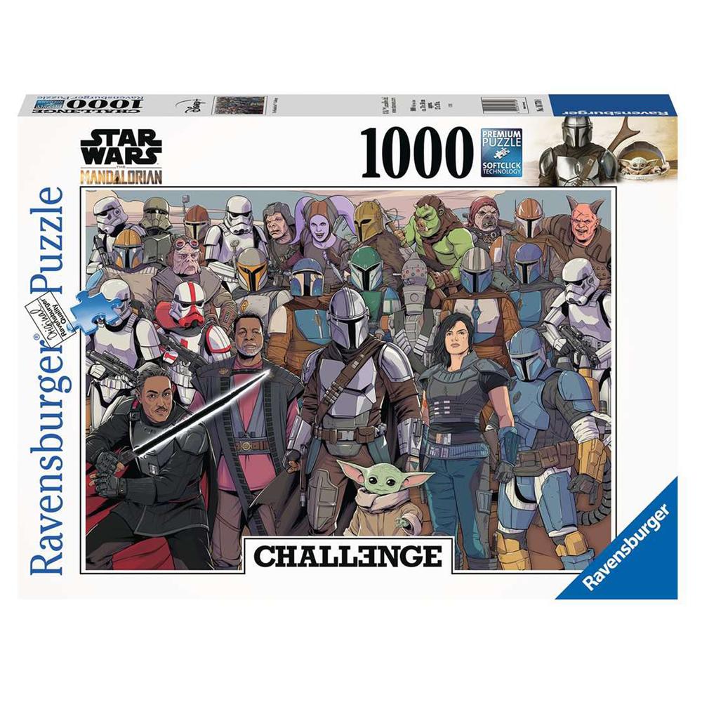 Ravensburger Star Wars The Mandalorian 1000 Piece Challenge Puzzle 16770
