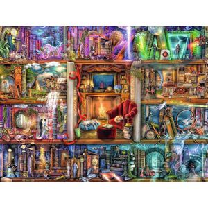 View 2 Ravensburger The Grand Library 1500 Piece Jigsaw Puzzle 17158