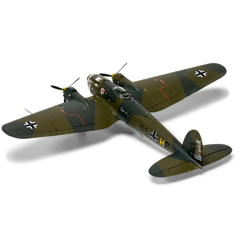 View 3 Airfix Heinkel He111 P2 German Bomber WWII Aircraft Model Kit Scale 1:72 A06014