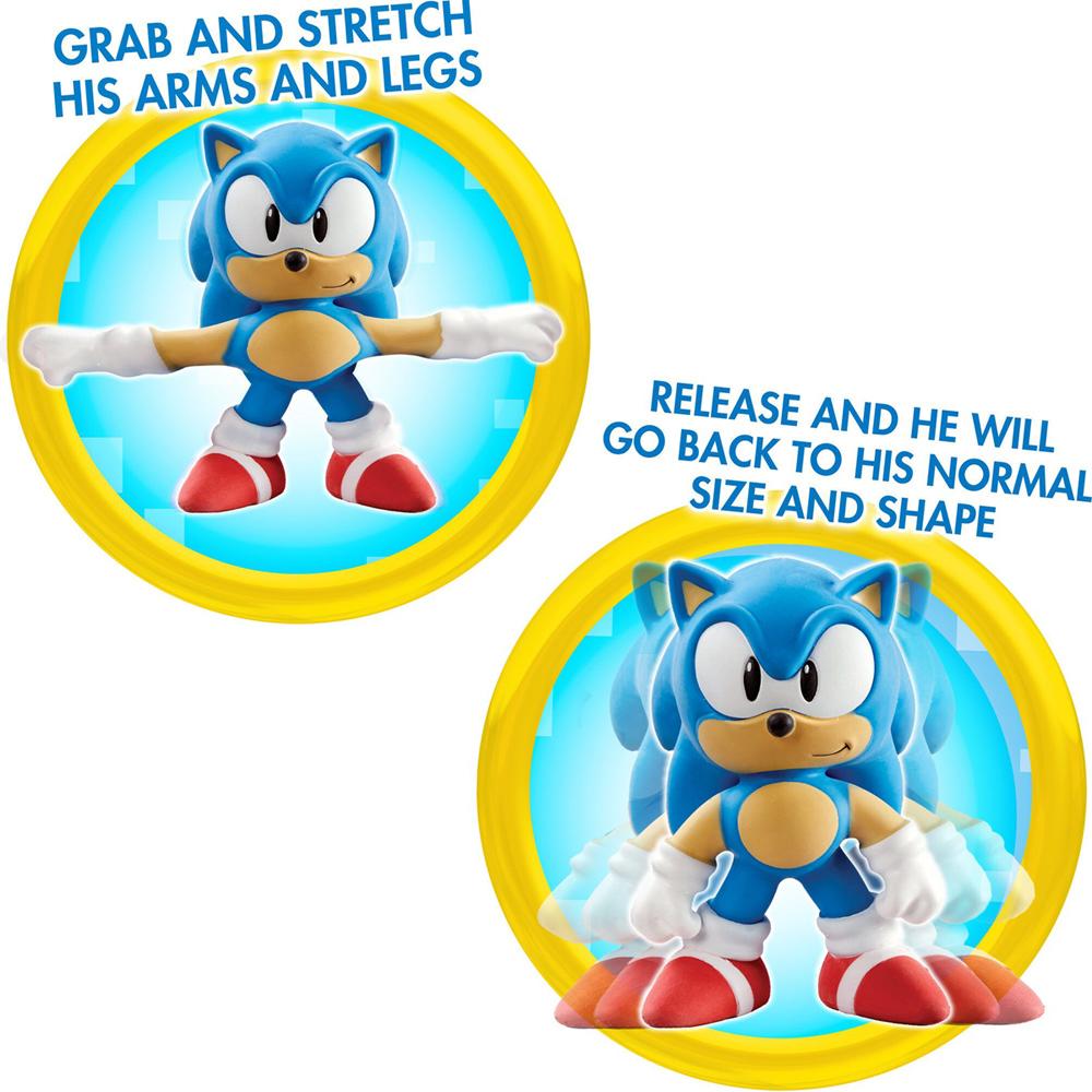 View 5 Classic Sonic the Hedgehog Stretch Sonic Fully Stretchable Figure 07486