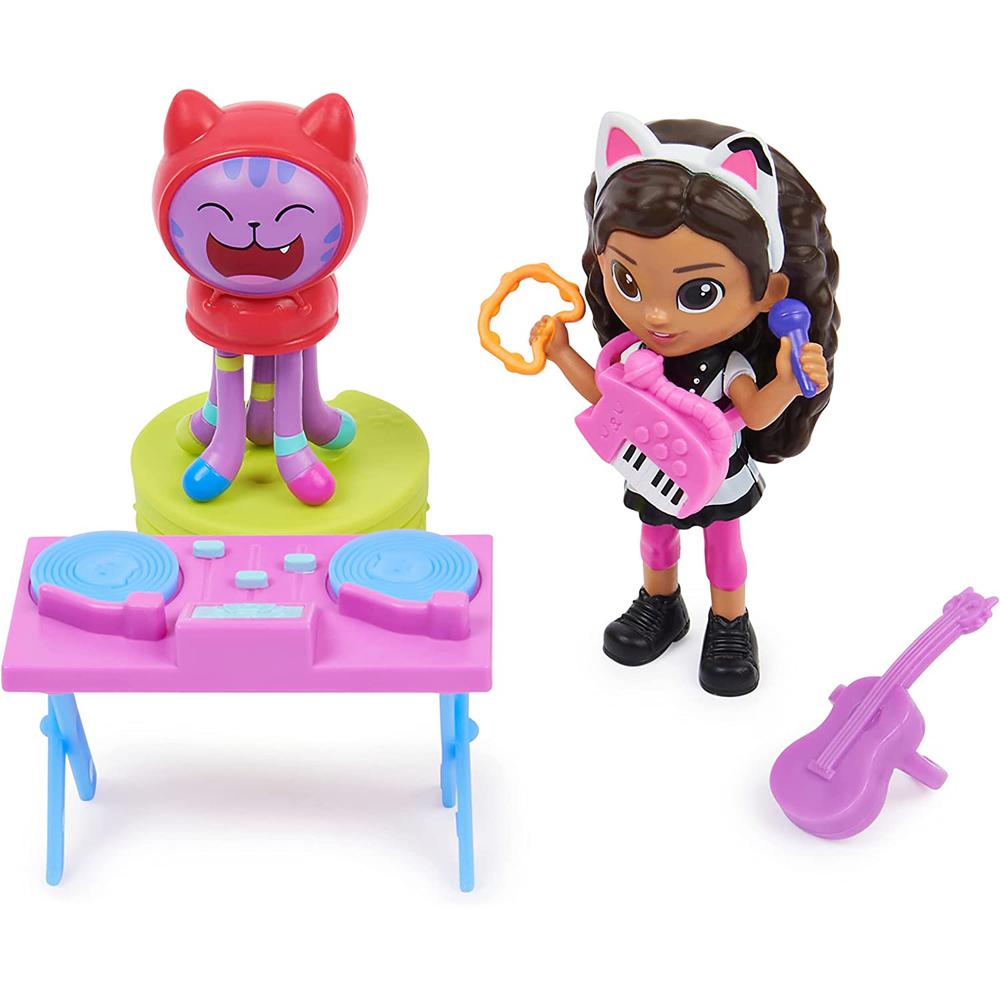 Gabby's Dollhouse Kitty Karaoke Playset with Figures and Surprise for