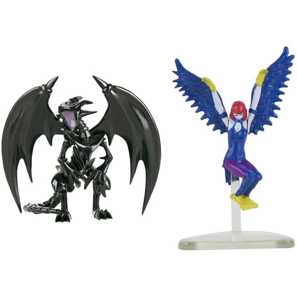 View 2 Yu Gi Oh Red Eyes Black Dragon and Harpie Lady Articulated Figure Pack 0YU-5502C