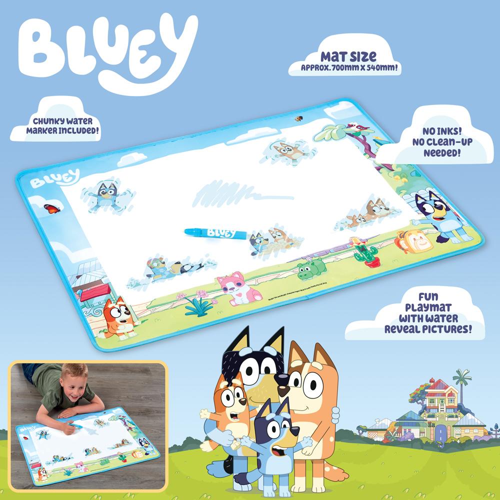 View 5 Bluey Aquamagic Art Mat with Chunky Water Marker for Ages 18 Months+ 07838