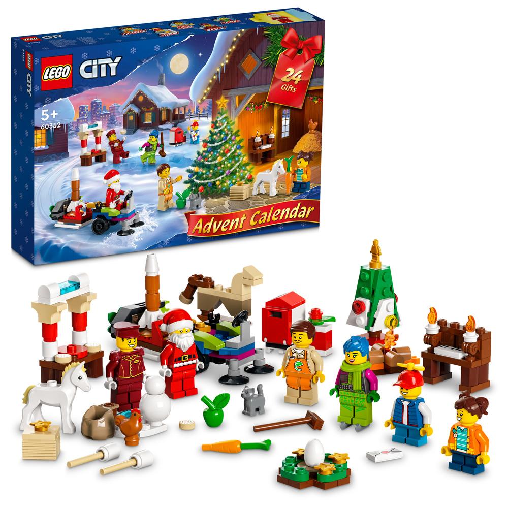 View 3 LEGO City Advent Calendar 2022 287 Piece Set 60352 for Ages 5+ 60352