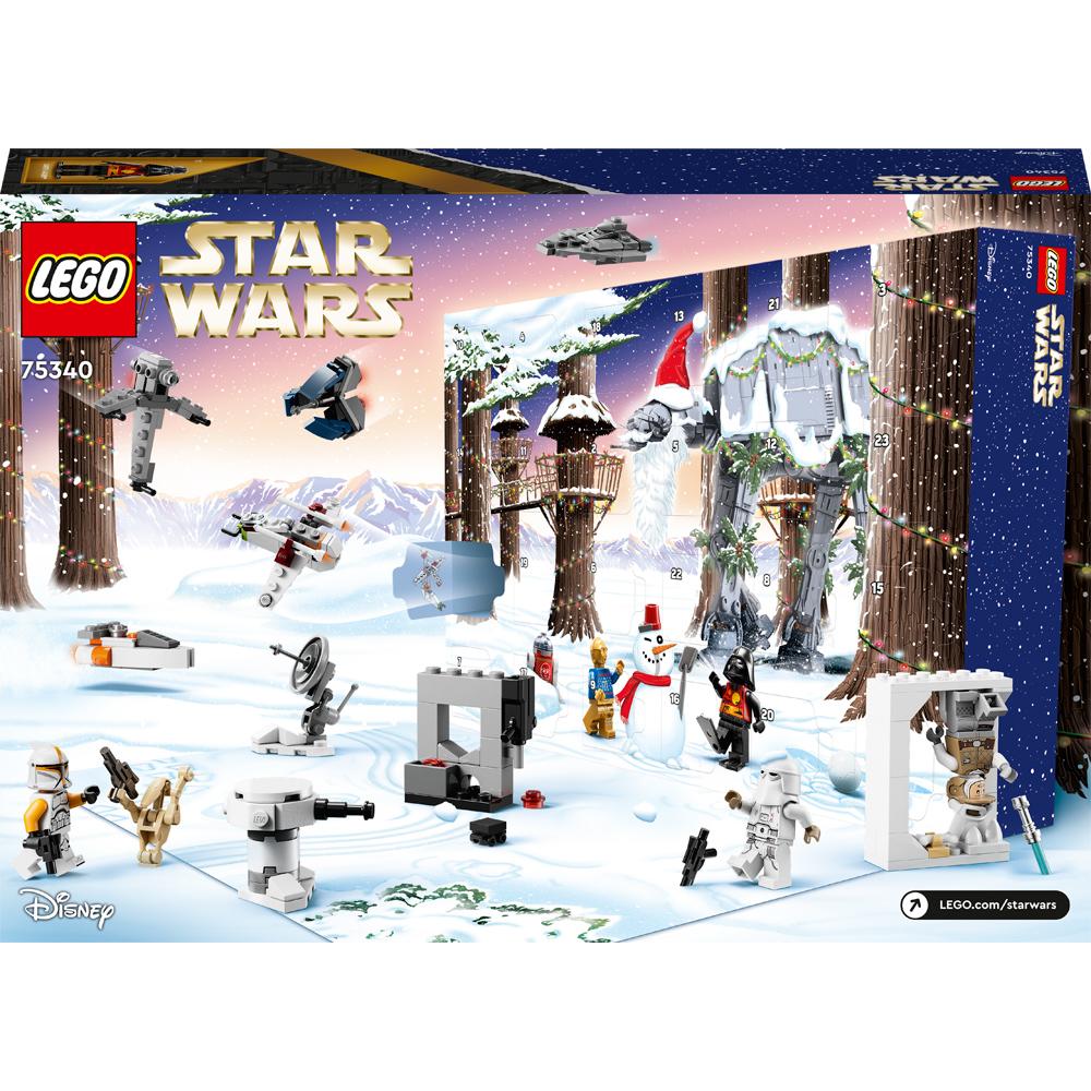View 4 LEGO Star Wars Advent Calendar 2022 329 Piece for Ages 6+ 75340