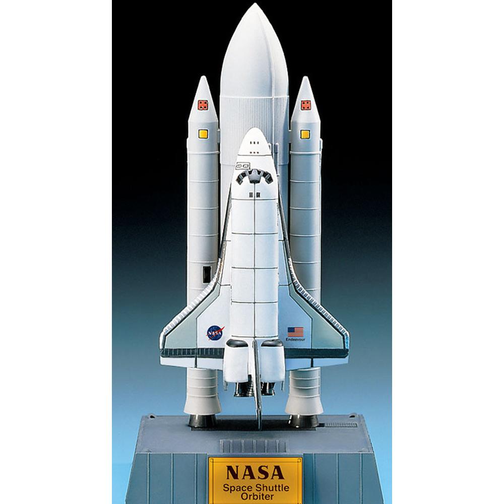 View 2 Academy Space Shuttle & Booster Rockets Model Kit Scale 1:288 12707