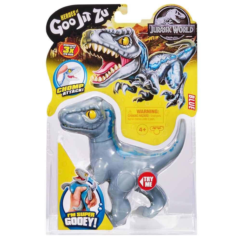 Heroes of Goo Jit Zu Jurassic World GOOEY BLUE Dino Hero Figure Pack 41303