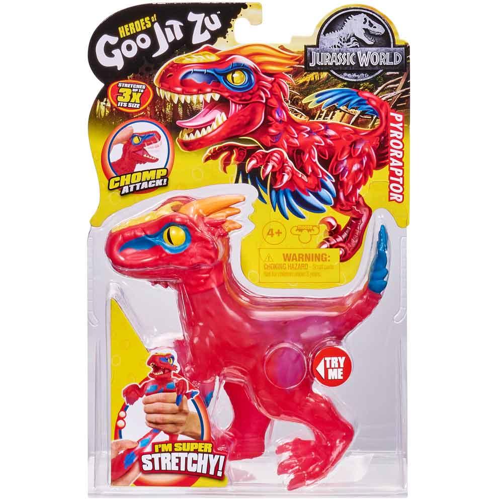 Heroes of Goo Jit Zu Jurassic World Pyroraptor Stretchy Dinosaur Figure 0GU-41305