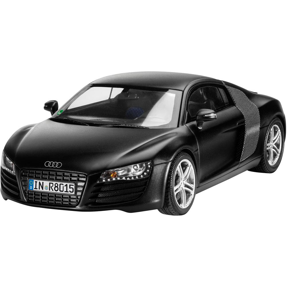 View 2 Revell Audi R8 MODEL SET with Paints & Brush Scale 1:24 67057