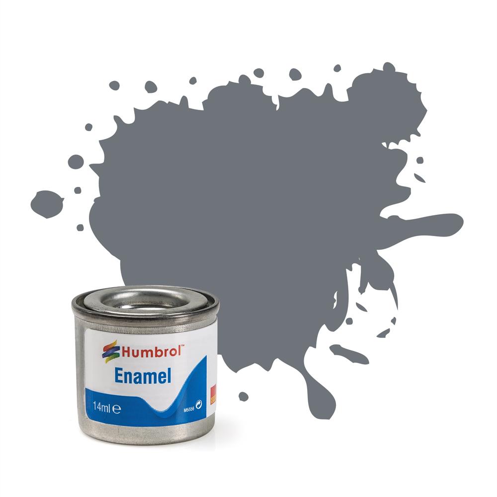 Humbrol ENAMEL Satin Finish Paint - Sea Grey 164 A1780