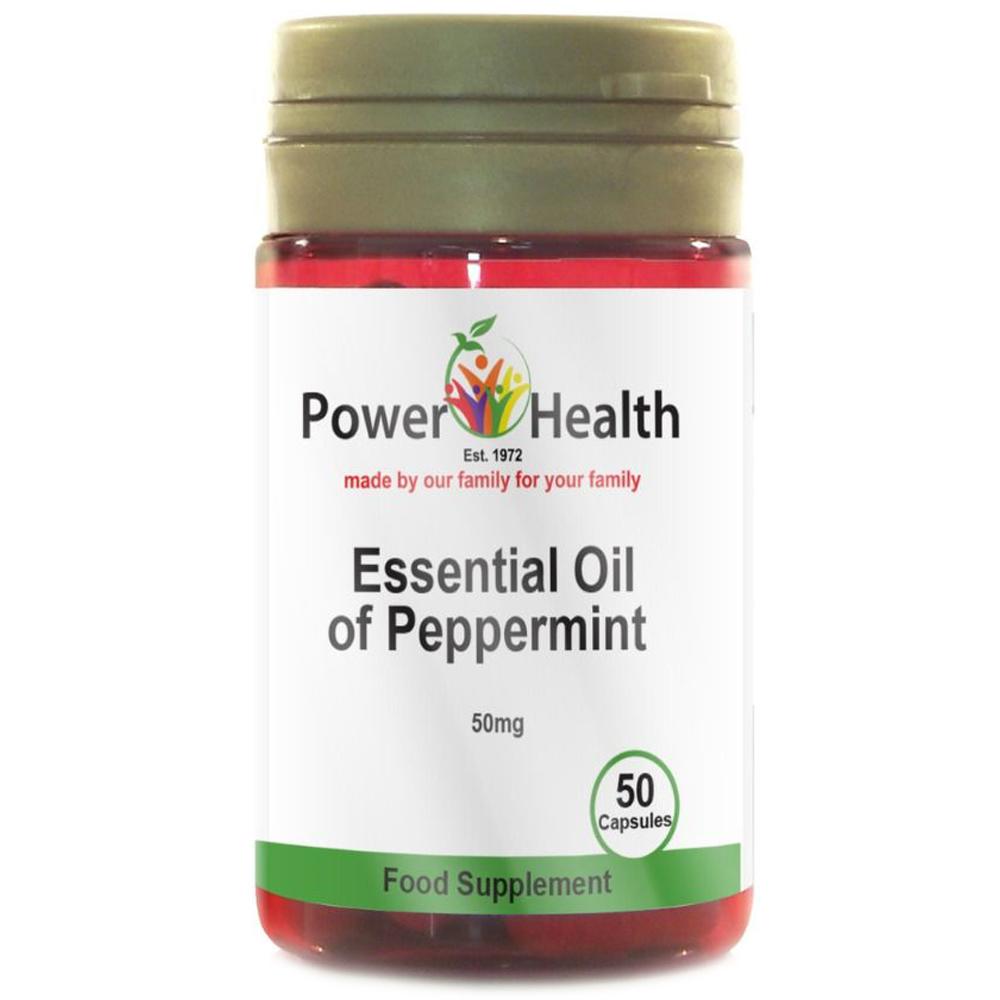 Power Health Essential Oil of Peppermint 50mg - 50 Capsules DIS114