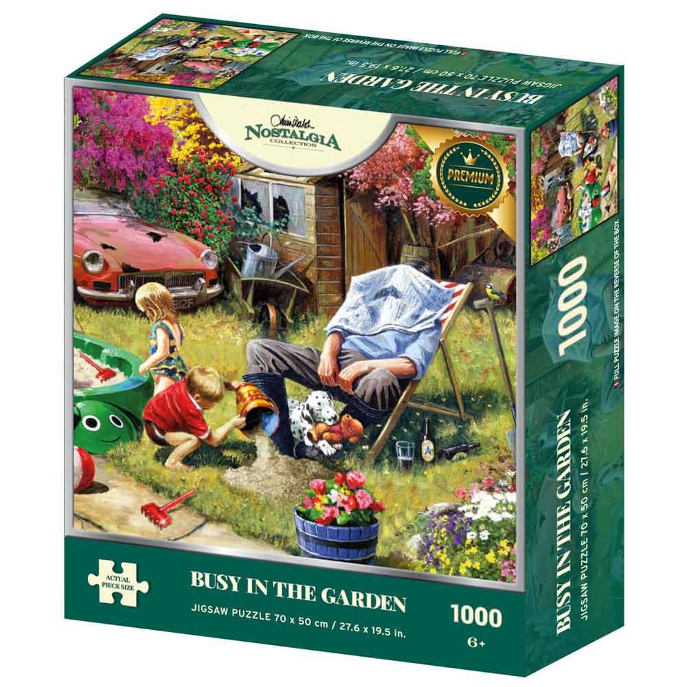 Kidicraft Busy In The Garden Kevin Walsh Nostalgia 1000 Piece Jigsaw Puzzle 33018