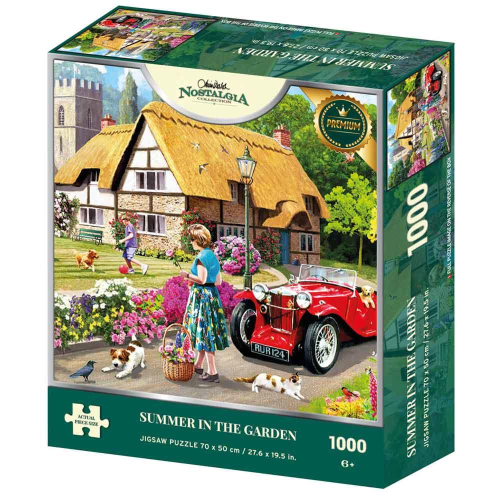 Kidicraft Summer In The Garden Kevin Walsh Nostalgia 1000 Piece Jigsaw Puzzle 33022