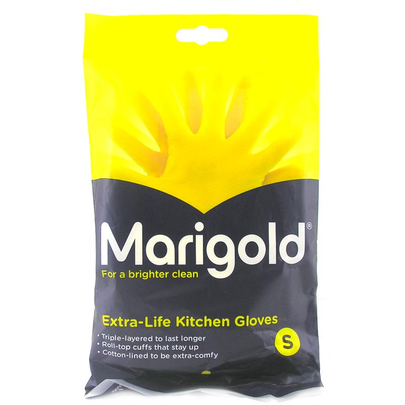 Marigold Extra-Life Kitchen Gloves SMALL (6 1/2) 145406
