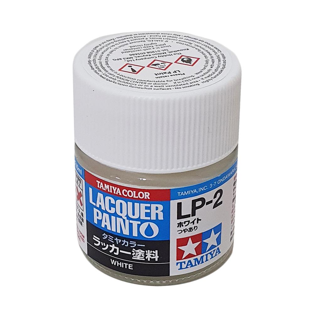 Tamiya Color Lacquer Paint 10ml - WHITE LP-2 82102