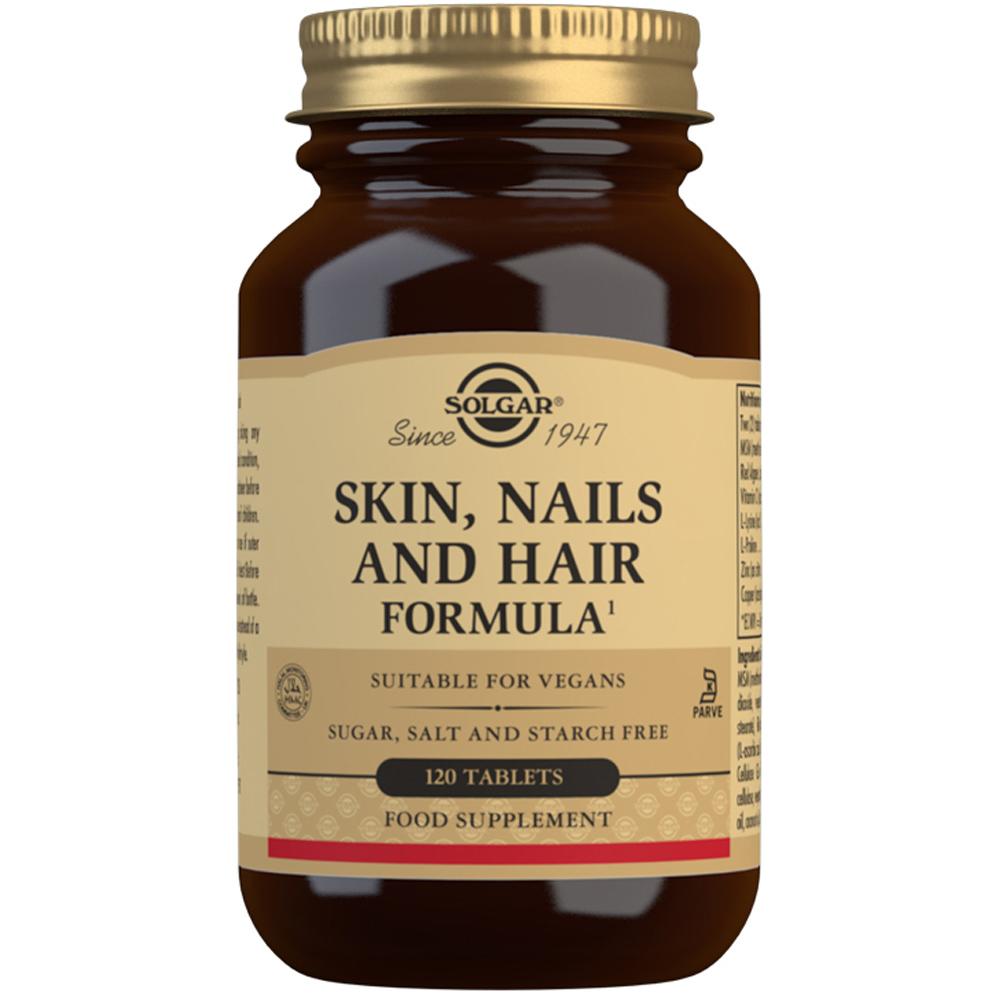 Solgar Skin, Nail and Hair Formula Food Supplement 120 TABLETS E1736