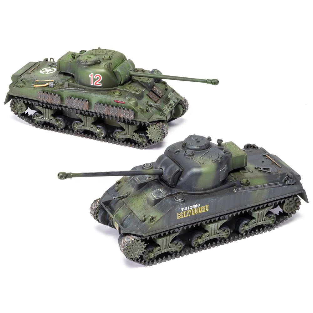 View 2 Airfix Sherman Firefly Vc Tank Plastic Model Kit Scale 1:72 A02341