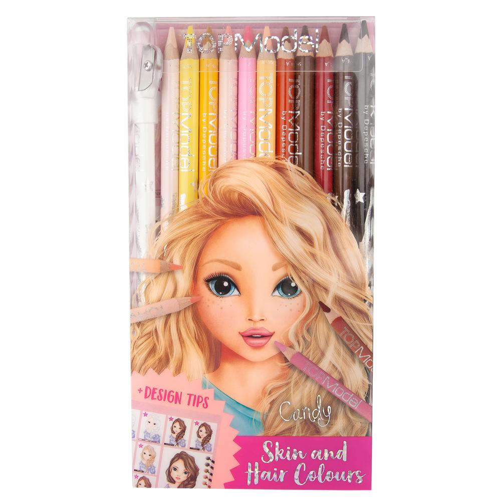 Depesche TOPModel Set of Skin and Hair Coloured Pencils 5678_A