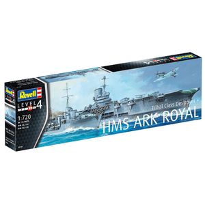 View 3 Revell HMS Ark Royal & Tribal Class Destroyer Plastic Model Kit Scale 1/720 05149