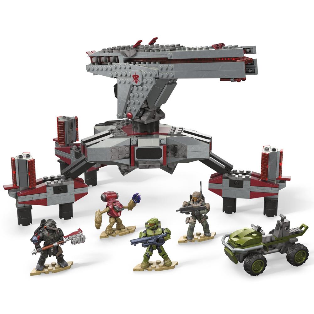 Mega Construx HALO Infinite Defense Point Showdown Buildable 2 in 1 Playset