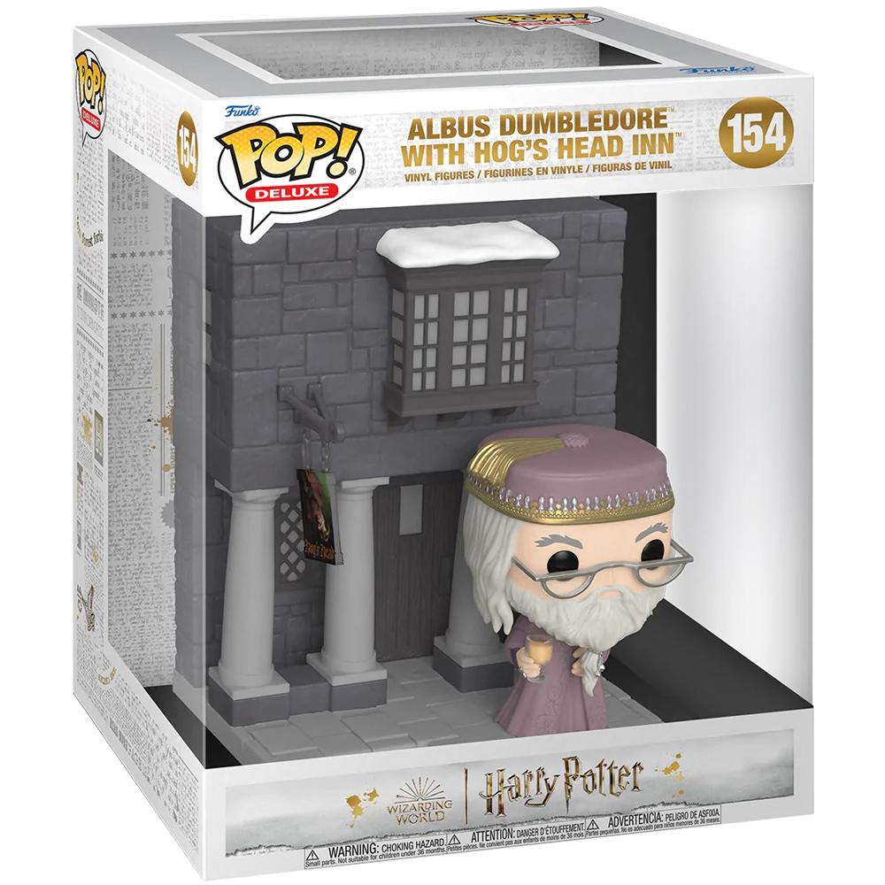 View 3 Funko POP! Deluxe Harry Potter Albus Dumbledore Vinyl Figure with Hog's Head Inn 65646